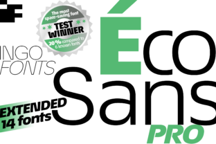 Éco Sans Pro Extended Font Review